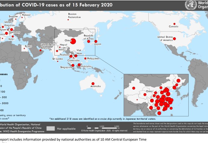 19 cases covid world Coronavirus: Mapping